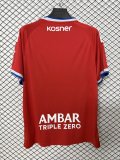 2026-27 Mens Zaragoza Away Red Soccer Jersey
