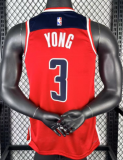 2023 Wizards YONG #3 red Top Quality Hot Pressing NBA Jersey