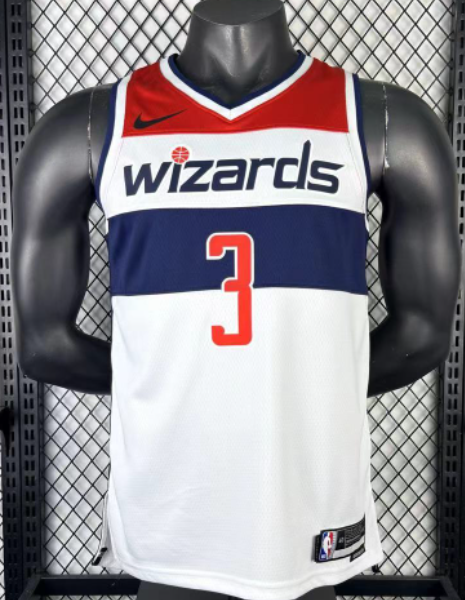 2023 Wizards YONG #3 white Top Quality Hot Pressing NBA Jersey