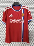 2026-27 Mens Zaragoza Away Red Soccer Jersey