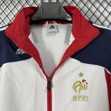 2008 France Royal blue Retro Windbreaker