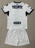 2026-27 Kids Monterrey away white soccer Jersey