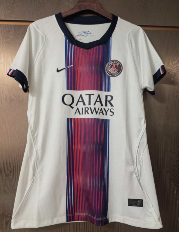 2026-27 Women PSG Away White Soccer Jersey