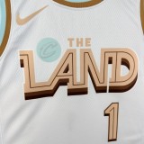 2023 Cleveland Cavaliers HARDEN #1 white City Edition Top Quality Hot Pressing NBA Jersey