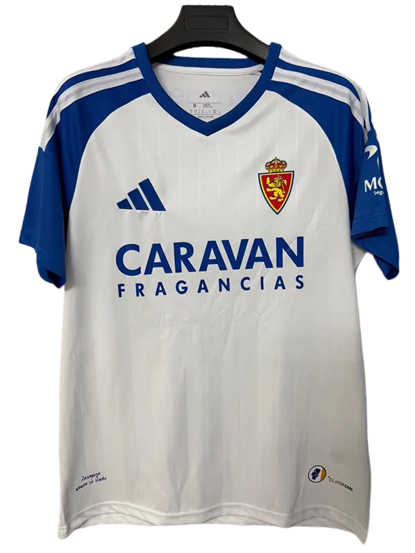2026-27 Mens Zaragoza Home White Soccer Jersey