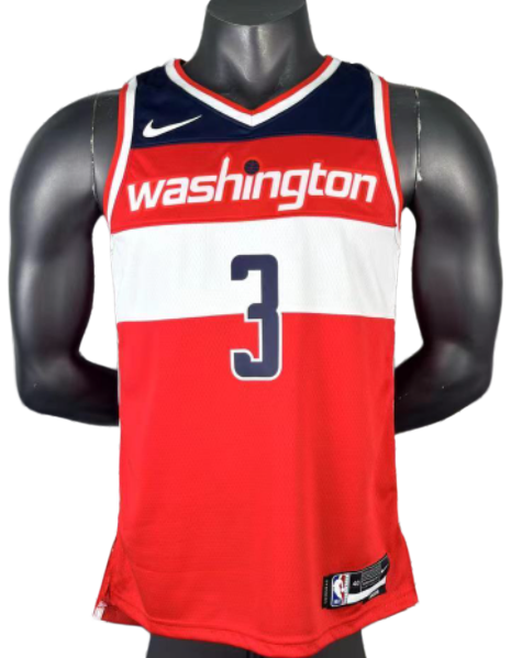 2023 Wizards YONG #3 red Top Quality Hot Pressing NBA Jersey