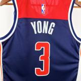 2023 Wizards YONG #3 Royal blue Top Quality Hot Pressing NBA Jersey(飞人版)