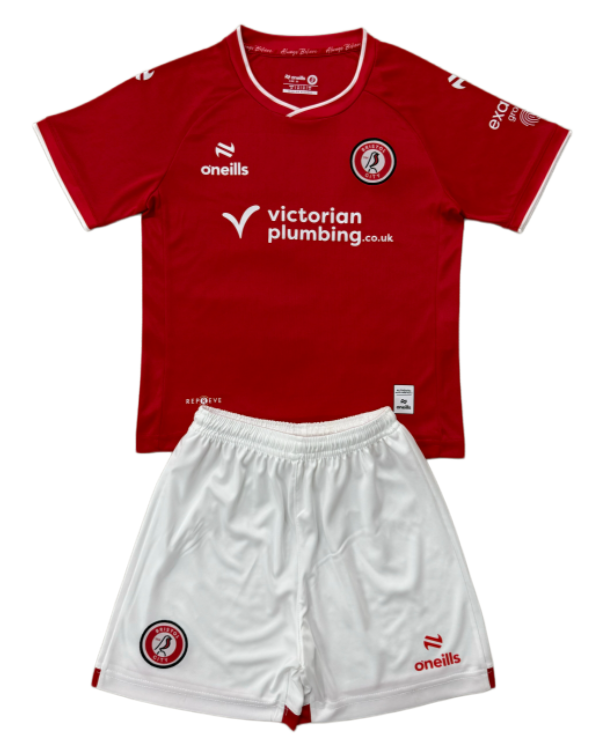 2026-27 Kids Bristol City Home red Soccer Jersey