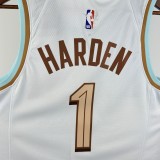 2023 Cleveland Cavaliers HARDEN #1 white City Edition Top Quality Hot Pressing NBA Jersey