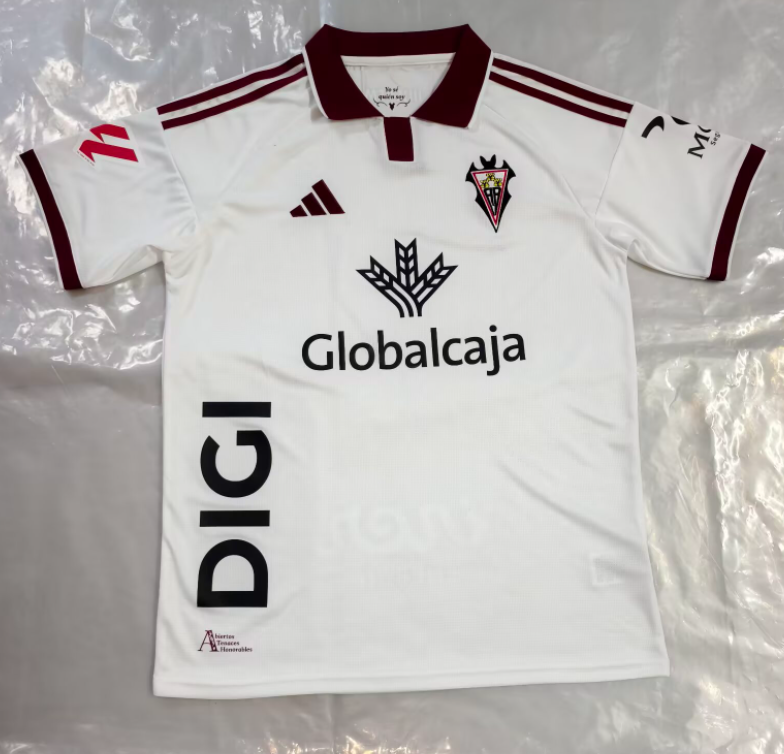 2026-27 Albacete home white Fans Soccer Jersey