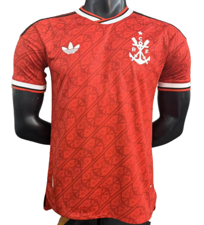 2026-27 Flamengo Third Away Red Player Version Soccer Jersey