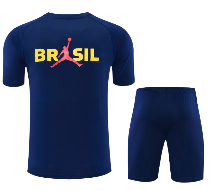 2026-27 Mens Brazil Royal Blue Short Training Suit