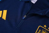 2026-27 Spain Royal blue POLO Training Short suit