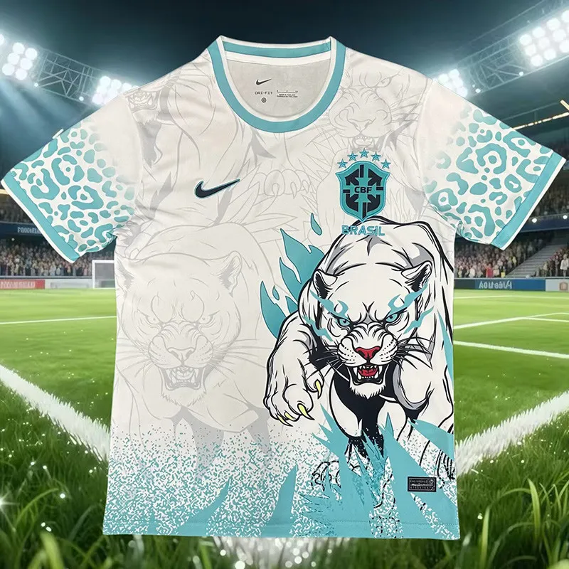 2026-27 Mens Brazil Special Edition Blue White Training shirts