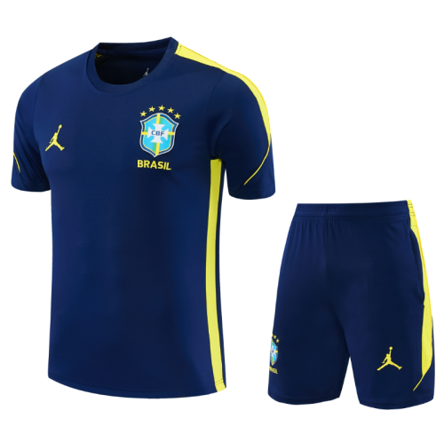 2026-27 Mens Brazil Royal Blue Short Training Suit