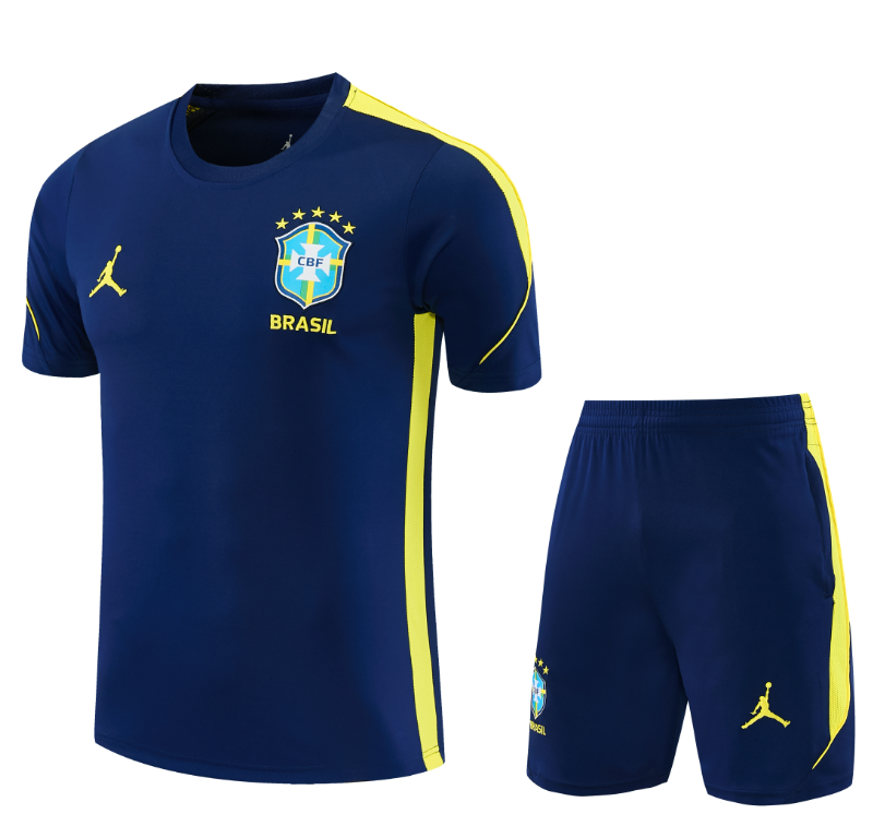 2026-27 Mens Brazil Royal Blue Short Training Suit