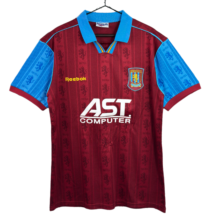 1995-1997 Aston Villa Home Retro Soccer Jersey