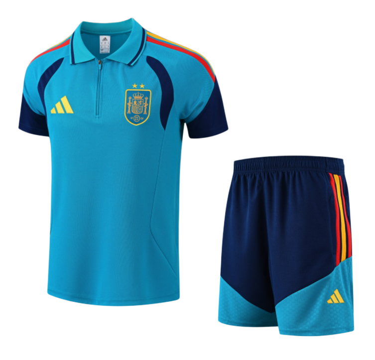 2026-27 Spain Lake Blue POLO Training Short suit