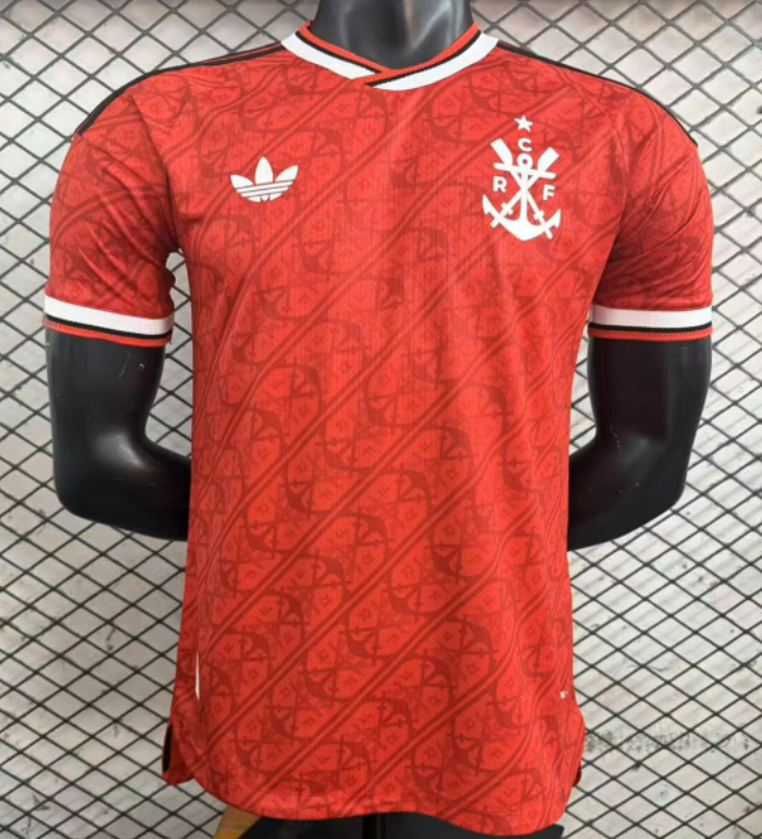 2026-27 Flamengo Third Away Red Player Version Soccer Jersey