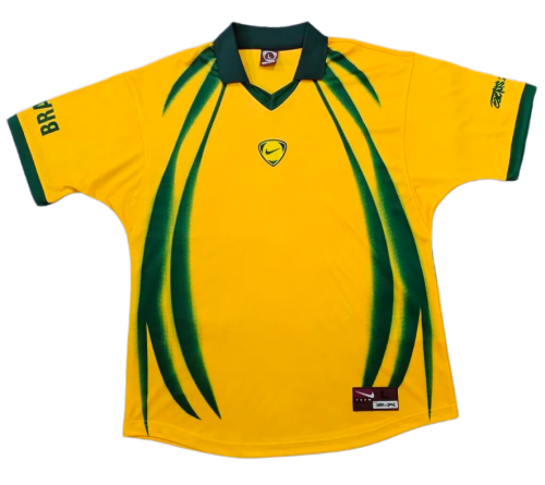 2026 Mens Brazil NikeT90 Yellow Retro Training shirts