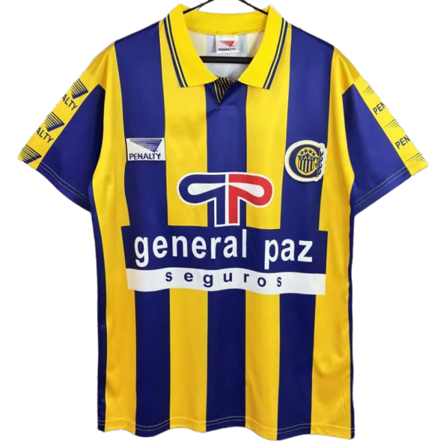 1993-1995 Rosario Central Home Yellow Retro Soccer Jersey