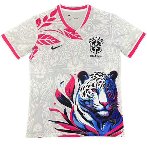 2026-27 Mens Brazil Special Edition Pink White Training shirts