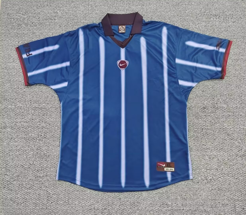2026 Mens France NikeT90 Blue Retro Training Shirts