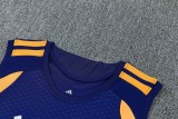 2026-27 Real Madrid Dark Blue Vest Training Short Suit