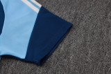 2026-27 Mens Ajax Light Blue Polo Training Short Suit #C2636