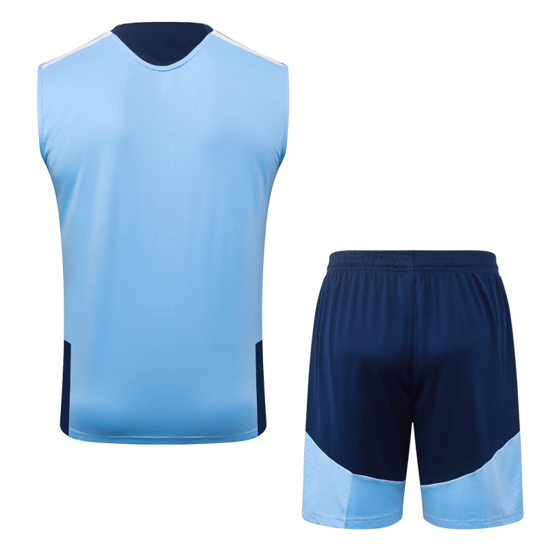 2026-27 Mens Ajax Light Blue Vest Training Short Suit #D26075