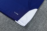 2026-27 Real Madrid Dark Blue Vest Training Short Suit