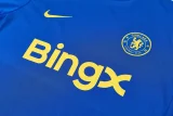 2026-27 Mens Chelsea blue Short Training Suit  J26072#
