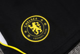 2026-27 Mens Chelsea black vest Short Training Suit  #D26070