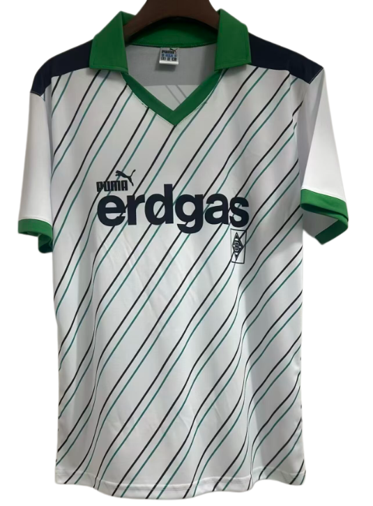 1986 Monchengladbach Home White Retro Soccer Jersey