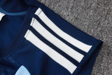 2026-27 Mens Ajax Dark Blue Vest Training Short Suit #D26067