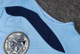 2026-27 Mens Ajax Light Blue Vest Training Short Suit #D26075