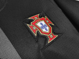 2012-2013 Mens Portugal Retro Third Away Black Soccer Jersey