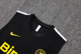 2026-27 Mens Chelsea black vest Short Training Suit  #D26070
