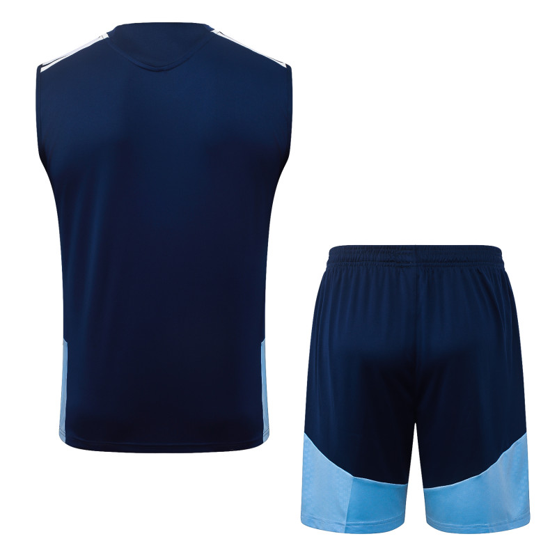 2026-27 Mens Ajax Dark Blue Vest Training Short Suit #D26067
