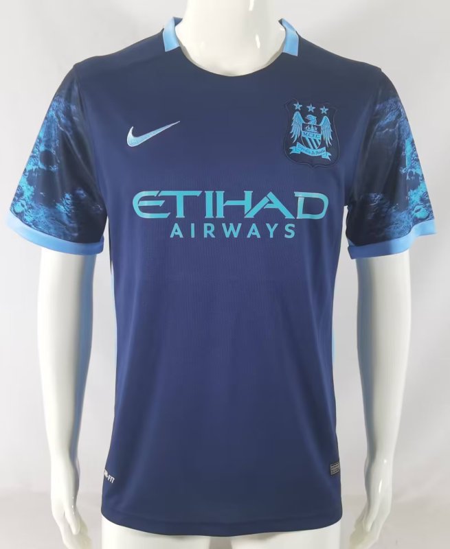 2015-2016 Manchester City  Away Retro Soccer Jersey