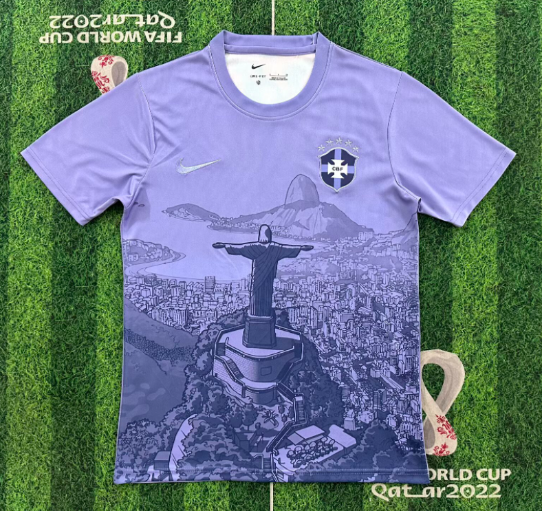2026-27 Mens Brazil Special Edition Purple Soccer Jersey