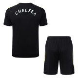 2026-27 Mens Chelsea black Short Training Suit  #J26064