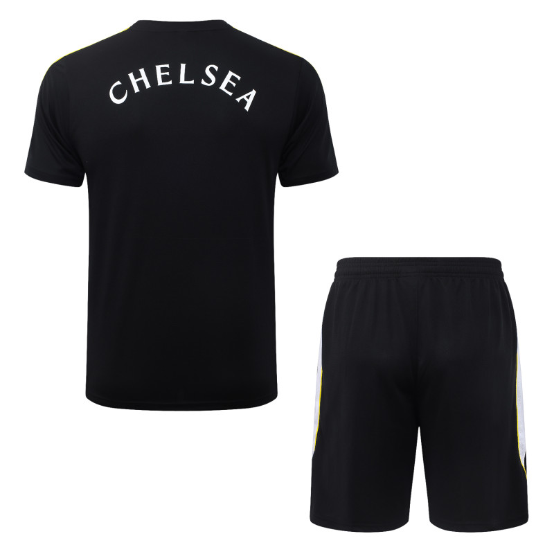 2026-27 Mens Chelsea black Short Training Suit  #J26064