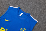 2026-27 Mens Chelsea blue vest Short Training Suit  D26074#