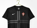 2012-2013 Mens Portugal Retro Third Away Black Soccer Jersey