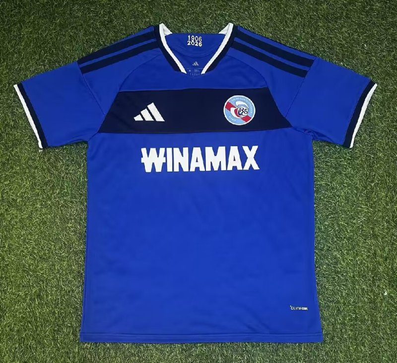 2026-27 Mens Strasbourg Home Blue Soccer Jersey