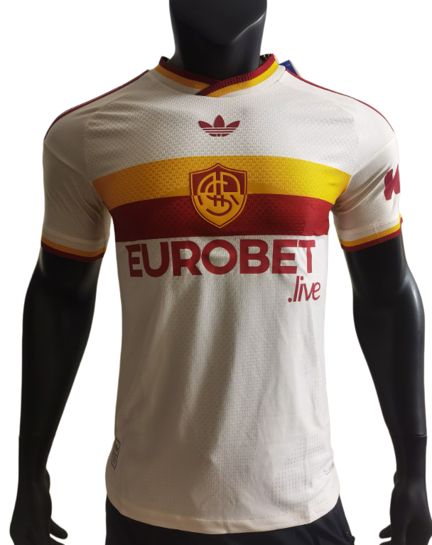 2026-27 Mens Roma away white Player version soccer Jersey