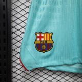2026-27 Barcelona Third Away lake blue Player version Shorts Pants