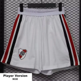2026-27 River Plate away white Player version Shorts Pants