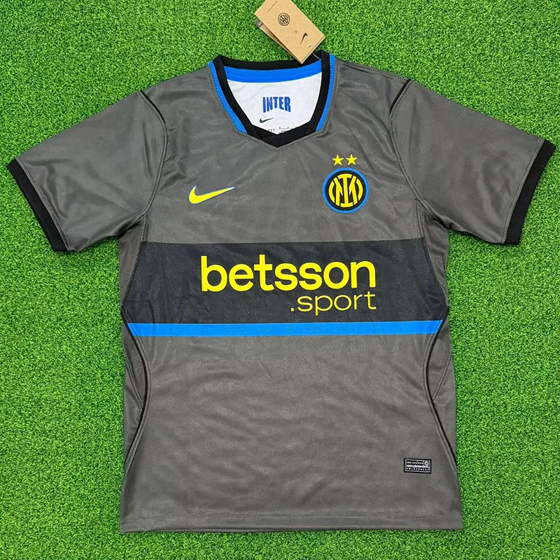 2026-27 Mens Inter Milan Third Away Grey Fans Soccer Jersey